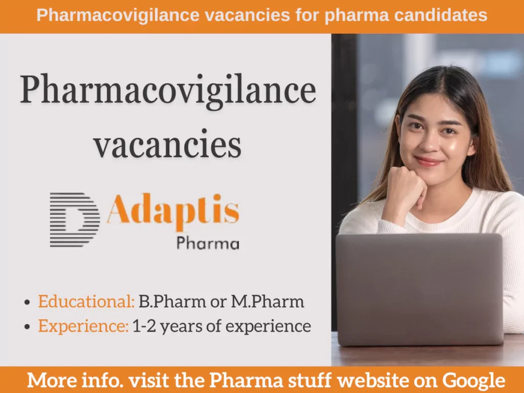 Pharmacovigilance Vacancies in Pune | PV Executive