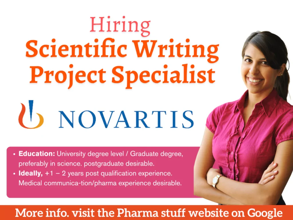 Novartis Hiring Scientific Writing Project Specialist | Hyderabad