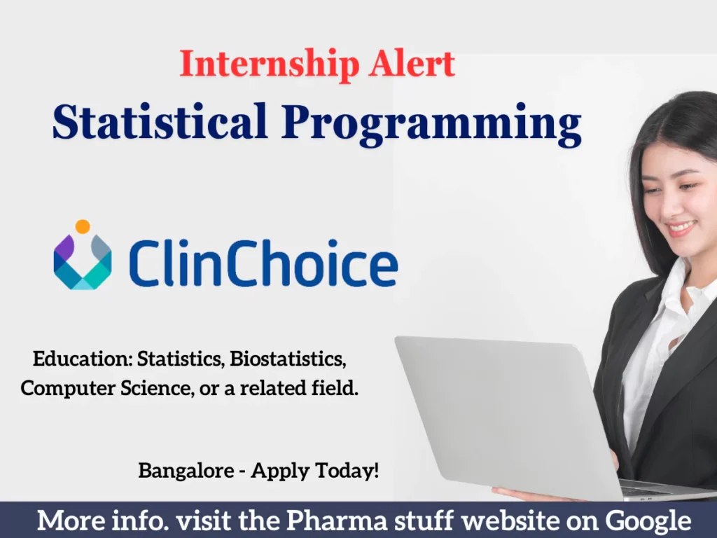 Internship - Statistical Programming | ClinChoice