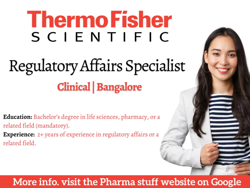 Regulatory Affairs Specialist Bangalore Hiring Thermo Fisher Scientific