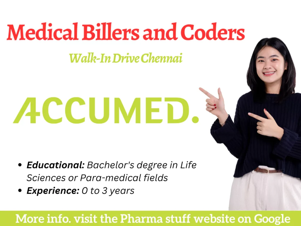 ACCUMED Walk-In Drive: Medical Billers and Coders in Chennai