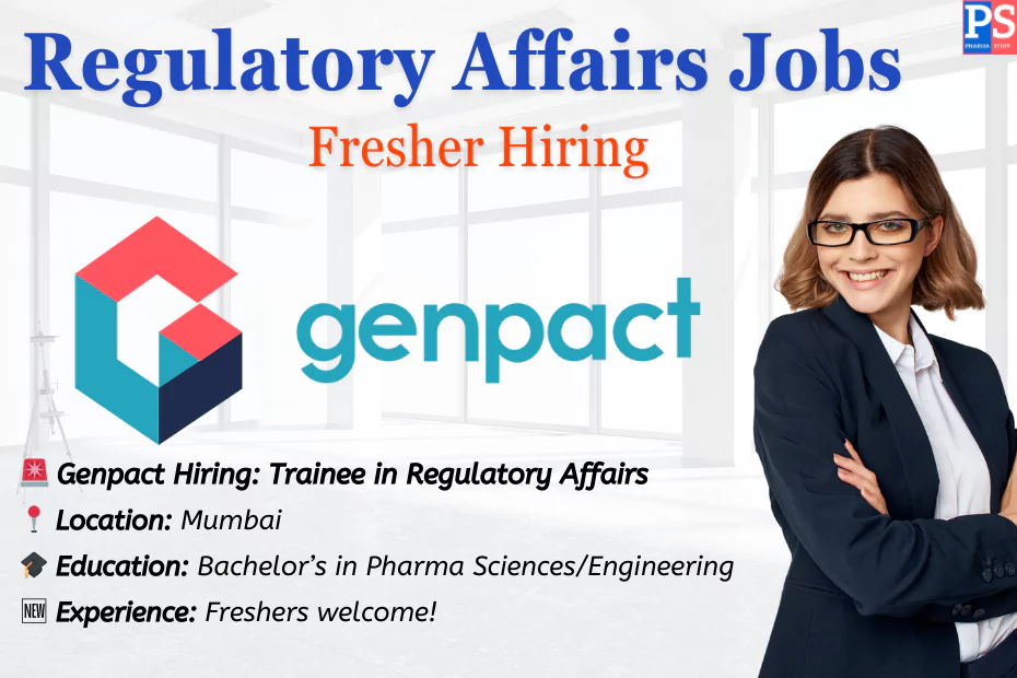 Genpact Fresher Regulatory Affairs Hiring | Management Trainee