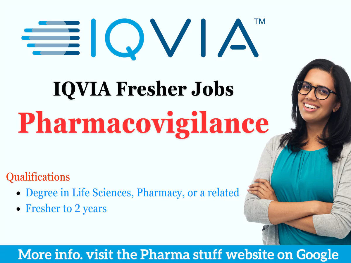 IQVIA Fresher Pharmacovigilance Hiring | Safety Aggregate Report Coordinator | Kolkata