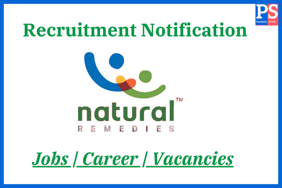 Natural Remedies Hiring for Regulatory Affairs Officer | M Pharm, B Pharm