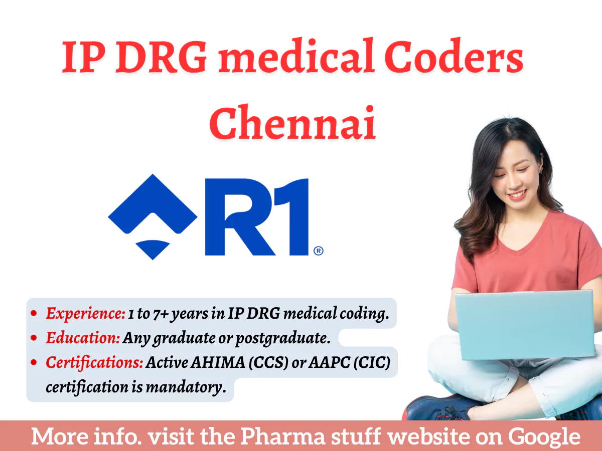 R1 India hiring IP DRG medical coders Chennai