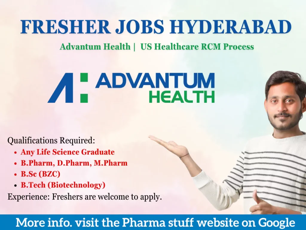 US Healthcare RCM Process Fresher Hiring Hyderabad | Life Science Graduates | Advantum Health