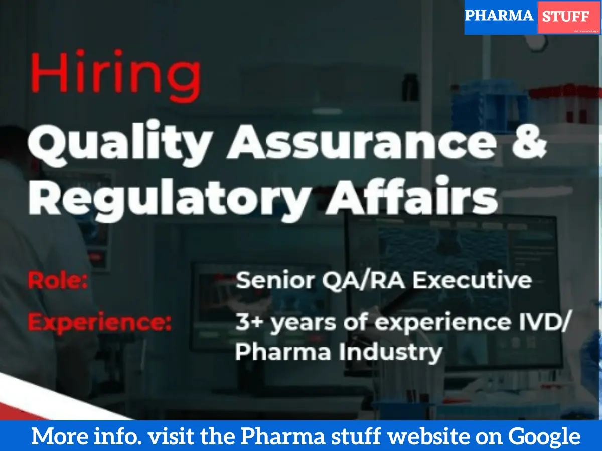 Quality Assurance & Regulatory Affairs Hirings at Genuine Biosystem