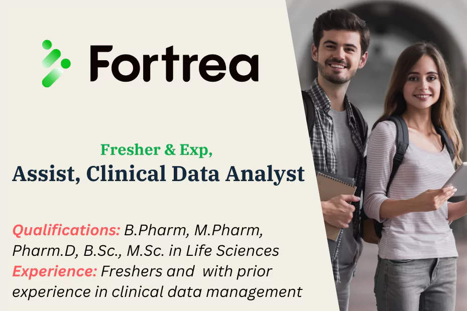 Fortrea Hiring Assistant Clinical Data Analyst