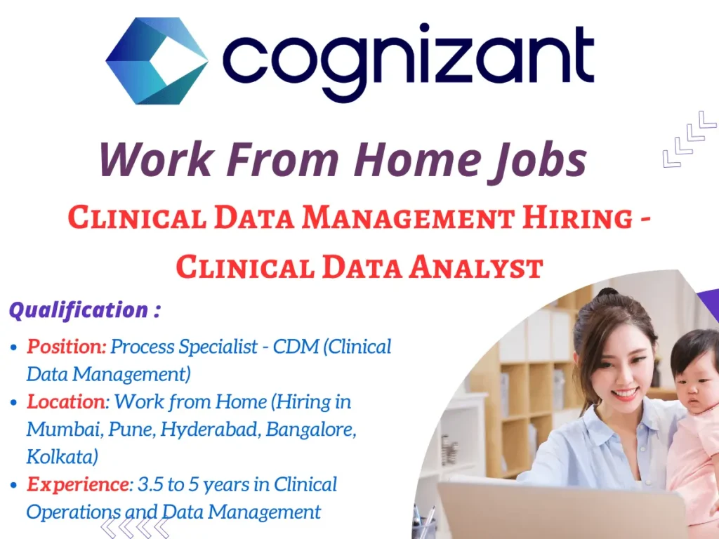 Cognizant Work from Home Clinical Data Management Hiring - Clinical Data Analyst