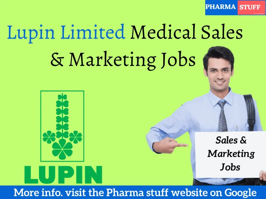 Lupin Hiring Marketing Executive/Trainee | B.Pharma, BSc, D.Pharma, Non-Science Graduates