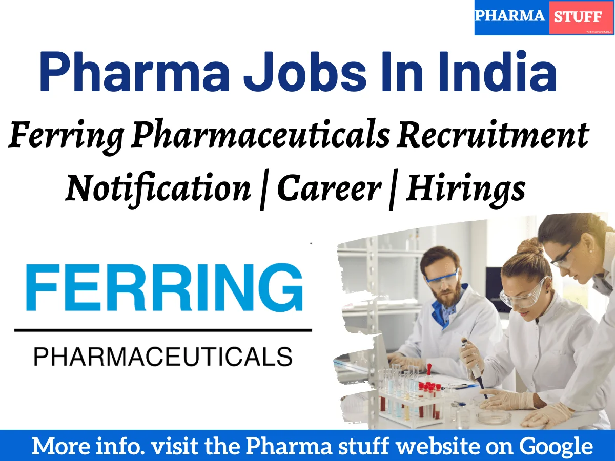 Ferring Pharmaceuticals Hiring Research Associate – CMC (Analytical)