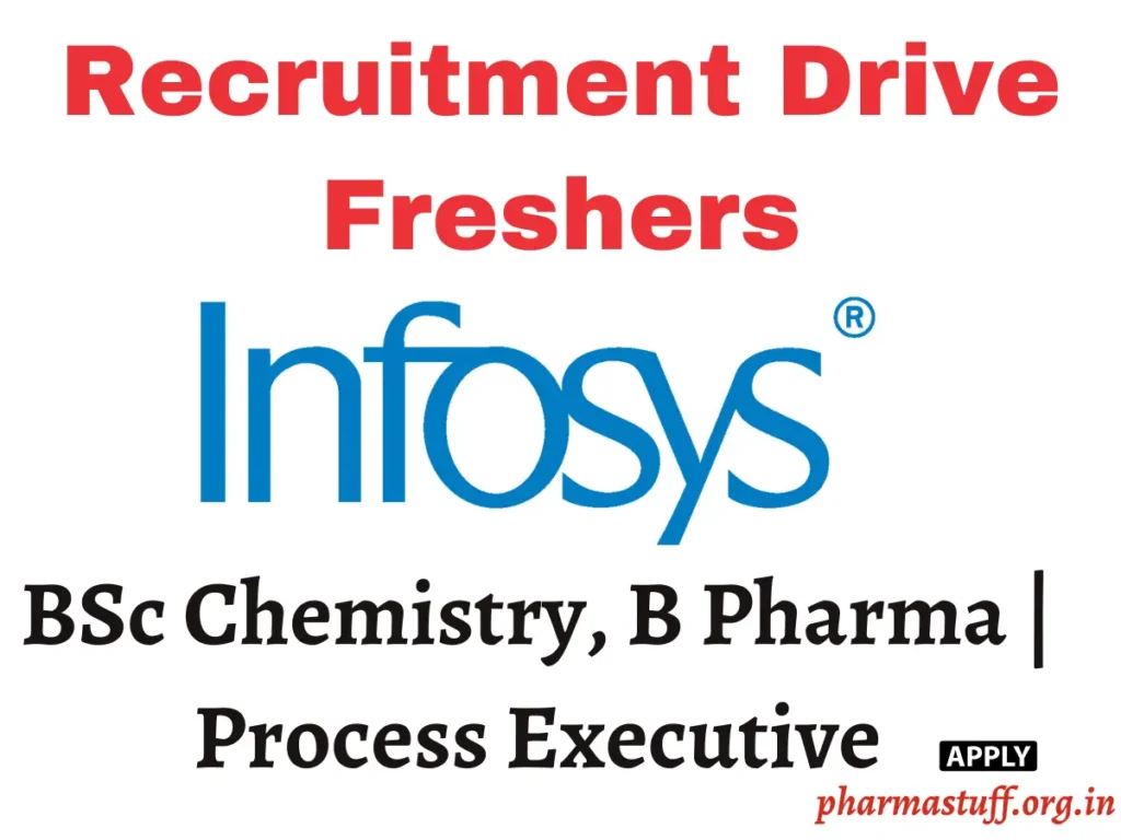 Infosys BPM Recruitment Drive Freshers - BSc Chemistry, B Pharma | Process Executive 1 Infosys BPM Recruitment Drive Freshers - BSc Chemistry, B Pharma Process Executive