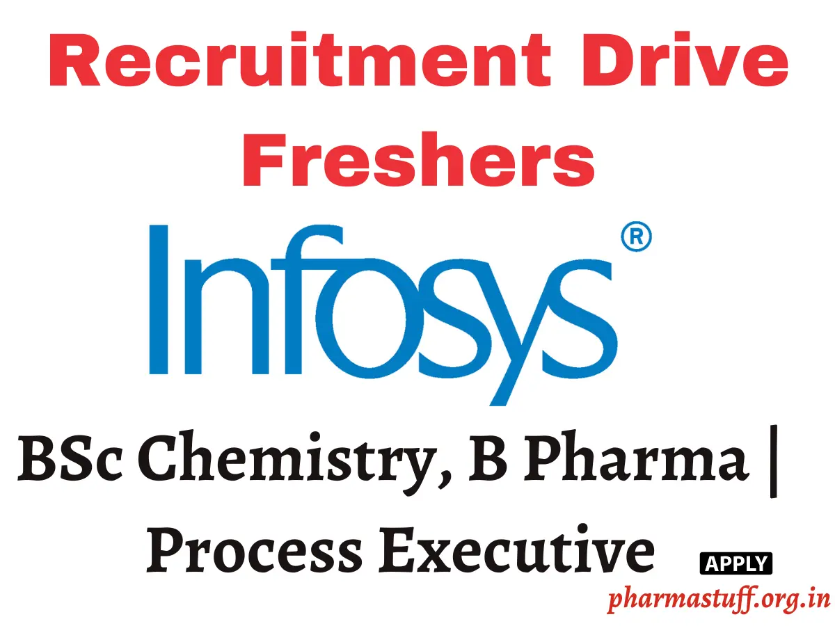 Infosys BPM Recruitment Drive Freshers - BSc Chemistry, B Pharma | Process Executive 2 Infosys BPM Recruitment Drive Freshers - BSc Chemistry, B Pharma Process Executive