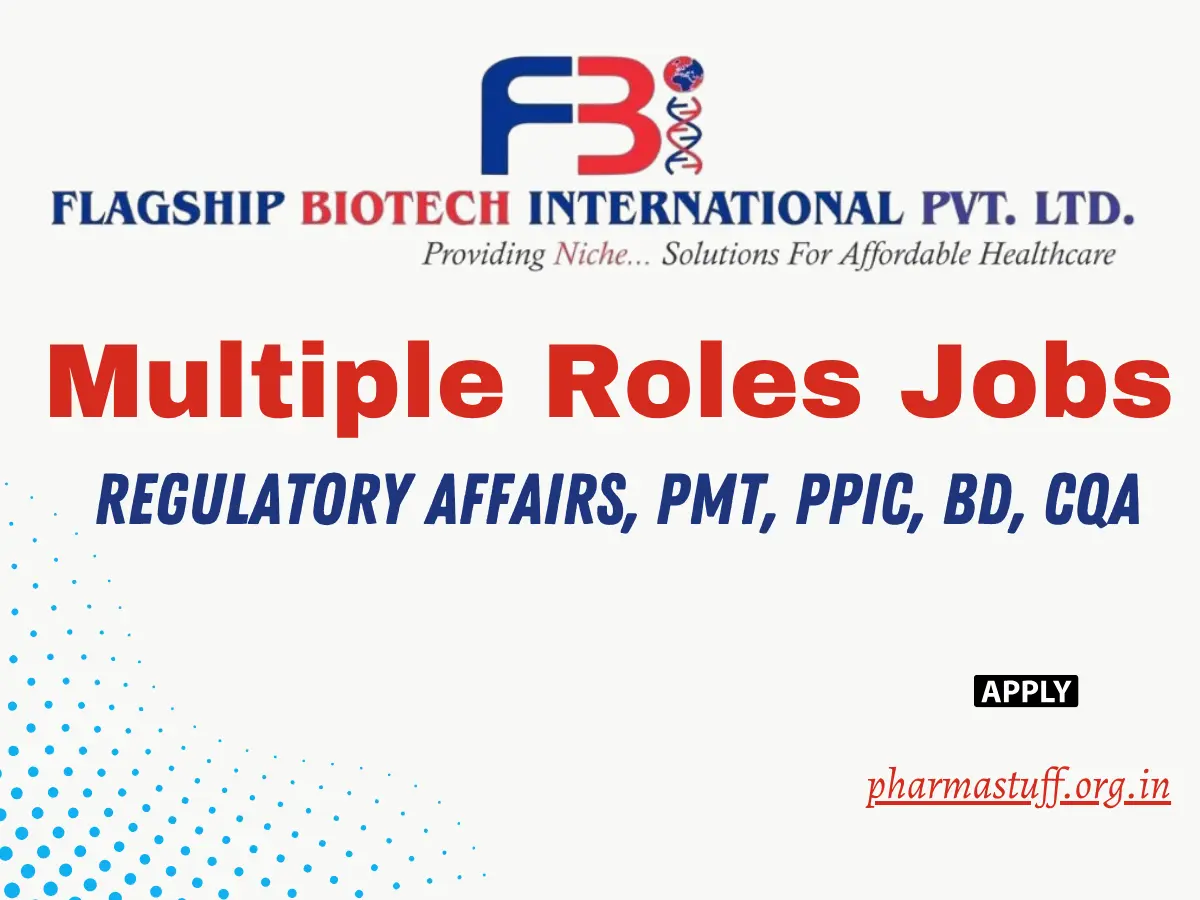 Flagship Biotech Hiring Multiple Roles in Regulatory Affairs, Business Development, Logistics & More