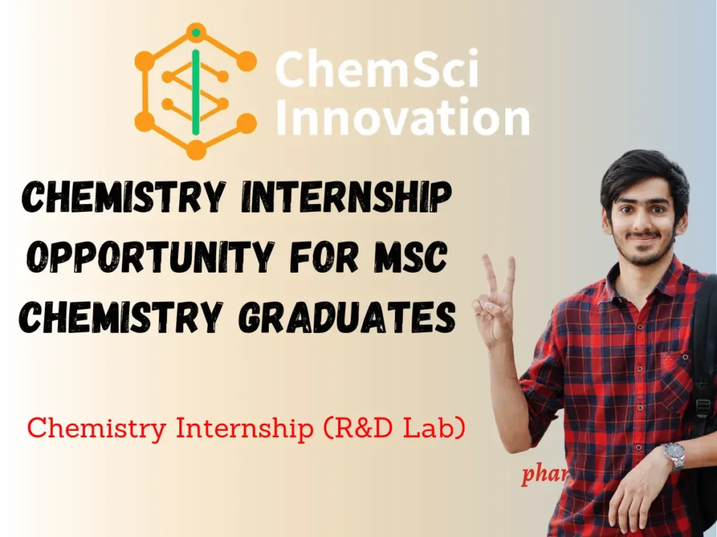 MSc Chemistry Internship at ChemSci Innovation 1 M.Sc. Chemistry Internship in Pune at ChemSci Innovation
