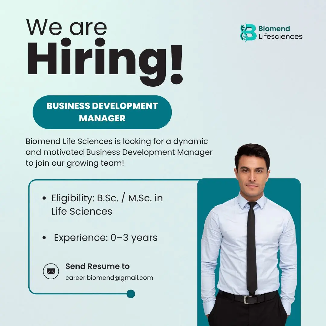 Biomend Life Sciences Hiring Business Development Manager 2 Biomend Life Sciences Hiring Business Development Manager