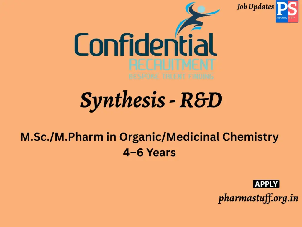 Confidential (Pharma R&D firm) Hiring Synthesis - R&D