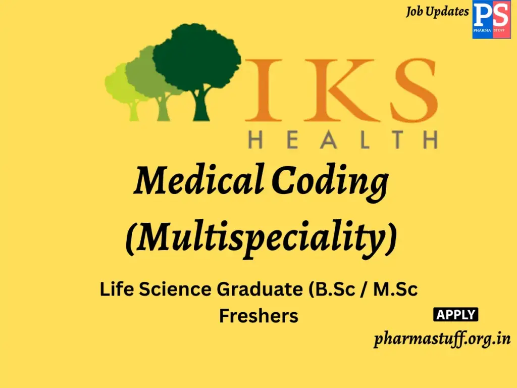 IKS Health Hiring Medical Coding (Multispeciality)