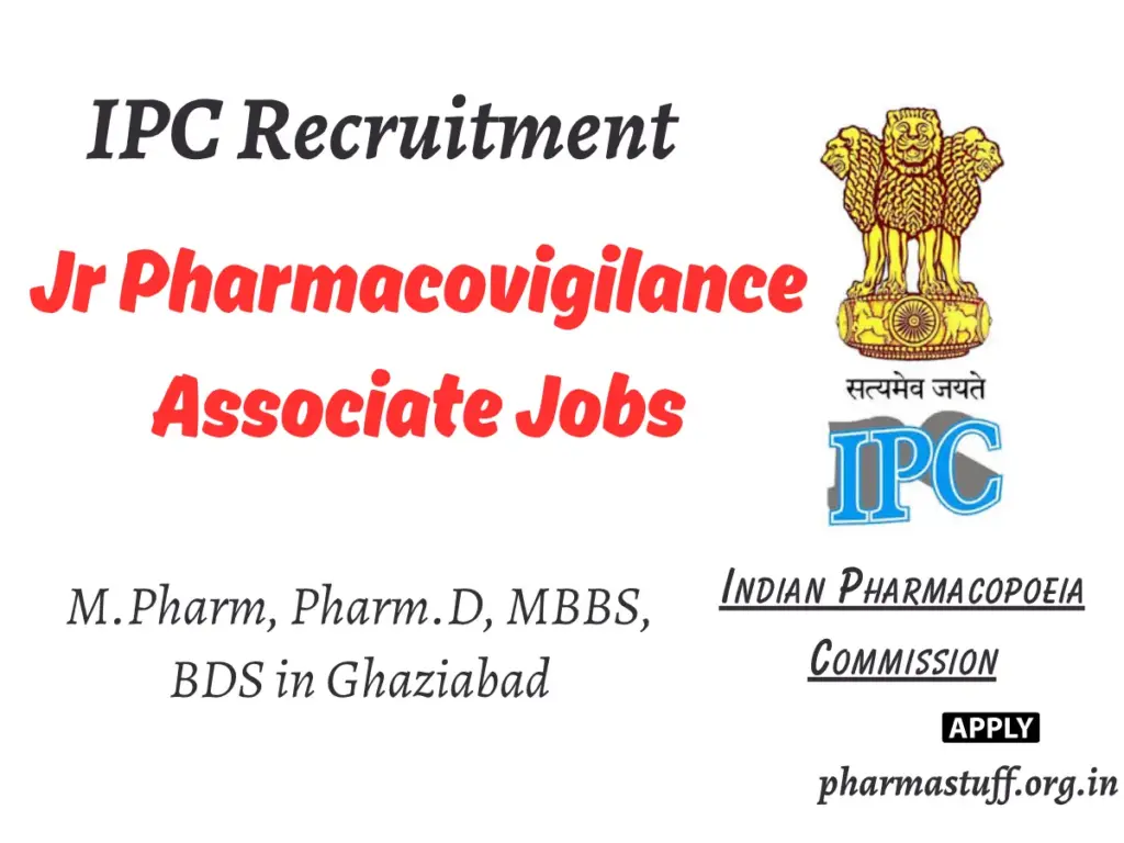 Jr Pharmacovigilance Associate Jobs at Indian Pharmacopoeia Commission (IPC) 3 IPC Jr Pharmacovigilance Associate Jobs 2025: Walk-In for M.Pharm, Pharm.D, MBBS, BDS in Ghaziabad Meta Description: Apply for Jr Pharmacovigilance Associate at IPC Ghaziabad. 7 vacancies for M.Pharm, Pharm.D, MBBS, BDS. Walk-in on 10 July 2025. Check qualifications, job details, and location. URL Slug: ipc-jr-pharmacovigilance-associate-jobs-mpharm-pharmd-mbbs-bds-ghaziabad IPC Jr Pharmacovigilance Associate Jobs 2025: Walk-In Interview in Ghaziabad Launch Your Pharmacovigilance Career with Indian Pharmacopoeia Commission Are you a qualified pharmacy or medical graduate seeking a government job in pharmacovigilance? The Indian Pharmacopoeia Commission (IPC), under the Ministry of Health & Family Welfare, is conducting a walk-in interview for the post of Jr Pharmacovigilance Associate at its Ghaziabad headquarters. This is a prime opportunity for candidates with a Master’s in Pharmacology, Clinical Pharmacology, Pharmacy Practice, Clinical Research, Pharm.D, MBBS, or BDS to join a prestigious government organization and contribute to India’s Pharmacovigilance Programme. Why Choose a Career at IPC? IPC is a leading authority in drug safety and regulatory standards, offering a dynamic work environment, exposure to national pharmacovigilance initiatives, and the chance to work alongside experts in the field. The Jr Pharmacovigilance Associate role is ideal for both freshers and those with up to one year of experience in drug safety or pharmacovigilance. Walk-In Interview Details Date: 10th July 2025 Time: Report between 9:00 AM and 10:00 AM Venue: Indian Pharmacopoeia Commission, Sector-23, Raj Nagar, Ghaziabad, Uttar Pradesh Number of Vacancies: 7 Salary: ₹32,000 per month Age Limit: Not exceeding 28 years Vacancy Information and Job Role Jr Pharmacovigilance Associate Department: Pharmacovigilance Programme of India (PvPI) Nature of Engagement: Contract (up to 31 March 2026, extendable based on performance) Place of Posting: IPC Ghaziabad or any AMC under PvPI across India Key Responsibilities Processing Individual Case Safety Reports (ICSRs) and managing them in Vigiflow/ADRMS Quality, clinical, and statistical review of ICSRs in the safety database Collection and assessment of Adverse Drug Reaction (ADR) reports Supporting regulatory compliance and documentation Any other work assigned by the competent authority Required Qualifications and Eligibility Essential: Master’s degree in Pharmacology, Clinical Pharmacology, Pharmacy Practice, or Clinical Research OR Pharm.D, MBBS, BDS from a recognized university/institute Desirable: 1 year of experience in drug safety or pharmacovigilance (freshers can also apply) Age: Not exceeding 28 years (relaxation possible for outstanding candidates) Courses Covered Under Educational Background M.Pharm: Pharmacology, Clinical Pharmacology, Pharmacy Practice, Clinical Research Pharm.D: Doctor of Pharmacy MBBS: Bachelor of Medicine, Bachelor of Surgery BDS: Bachelor of Dental Surgery Application Process and Required Documents Interested candidates must attend the walk-in interview in person. Bring the following documents: Original and self-attested copies of educational certificates Experience certificates (if any) Updated resume One passport-size photograph Aadhar card (original) Date of birth certificate One set of photocopies of all documents Note: Latecomers will not be entertained. No TA/DA will be provided for attending the interview. The competent authority reserves the right to increase or decrease vacancies or cancel the selection process at any stage. Key Benefits of Working at IPC Work with a government organization of national repute Exposure to India’s leading pharmacovigilance program Opportunity to contribute to public health and drug safety Competitive salary and professional growth High CPC Keywords for SEO Optimization Pharmacovigilance jobs in India Government pharma jobs Drug safety associate jobs Clinical research jobs M.Pharm government jobs Pharm.D jobs in India Medical jobs in Ghaziabad Walk-in interview pharma jobs High salary pharma jobs Frequently Asked Questions What is the selection process for Jr Pharmacovigilance Associate at IPC? Selection is through a walk-in interview, including document verification and a personal interview. Can freshers apply for this role? Yes, freshers with the required qualifications are eligible. Experience in drug safety/pharmacovigilance is desirable but not mandatory. What is the contract period? The initial contract is up to 31 March 2026, with possible extension based on performance. Where is the job location? Primarily at IPC, Ghaziabad, but postings may be at any AMC under PvPI across India. Call to Action Don’t miss this opportunity to start or advance your career in pharmacovigilance with the Indian Pharmacopoeia Commission. Prepare your documents and attend the walk-in interview on 10th July 2025 at IPC Ghaziabad. Secure your future in government pharma jobs today! Quick Reference Table Company Name Indian Pharmacopoeia Commission (IPC) Current Vacancies Jr Pharmacovigilance Associate (7 posts) Required Education M.Pharm, Pharm.D, MBBS, BDS Experience Required 0–1 year (desirable) Location Ghaziabad, Uttar Pradesh