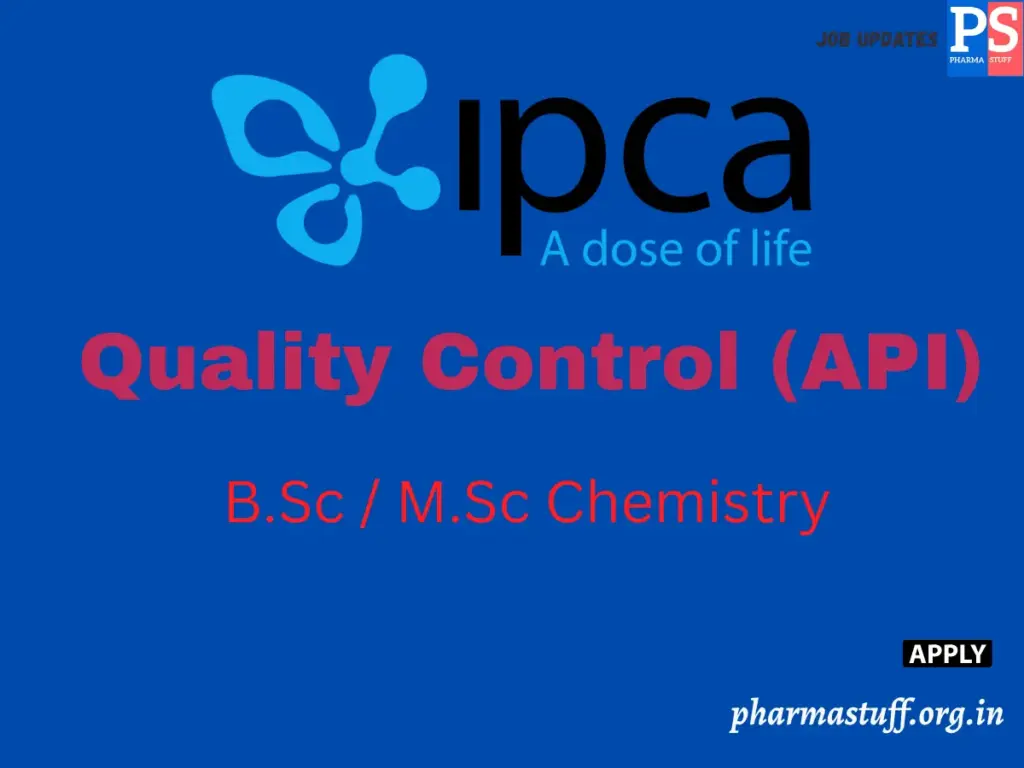 Ipca Laboratories Hiring Quality Control Officer Jobs 1 Ipca Laboratories Hiring Quality Control Officer Jobs