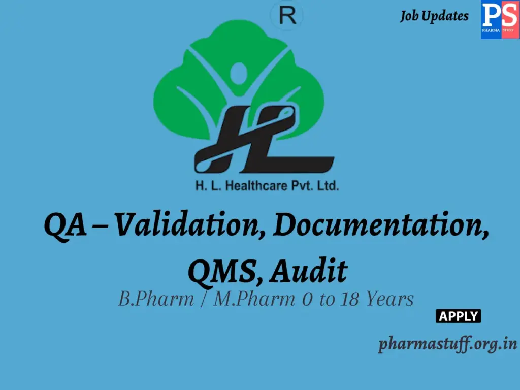 LH Healthcare Hiring QA – Validation, Documentation, QMS, Audit 1 LH Healthcare Hiring QA – Validation, Documentation, QMS, Audit