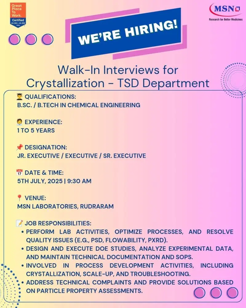 MSN Laboratories Walk-In Crystallization Openings 2 MSN Laboratories Walk-In Crystallization Openings