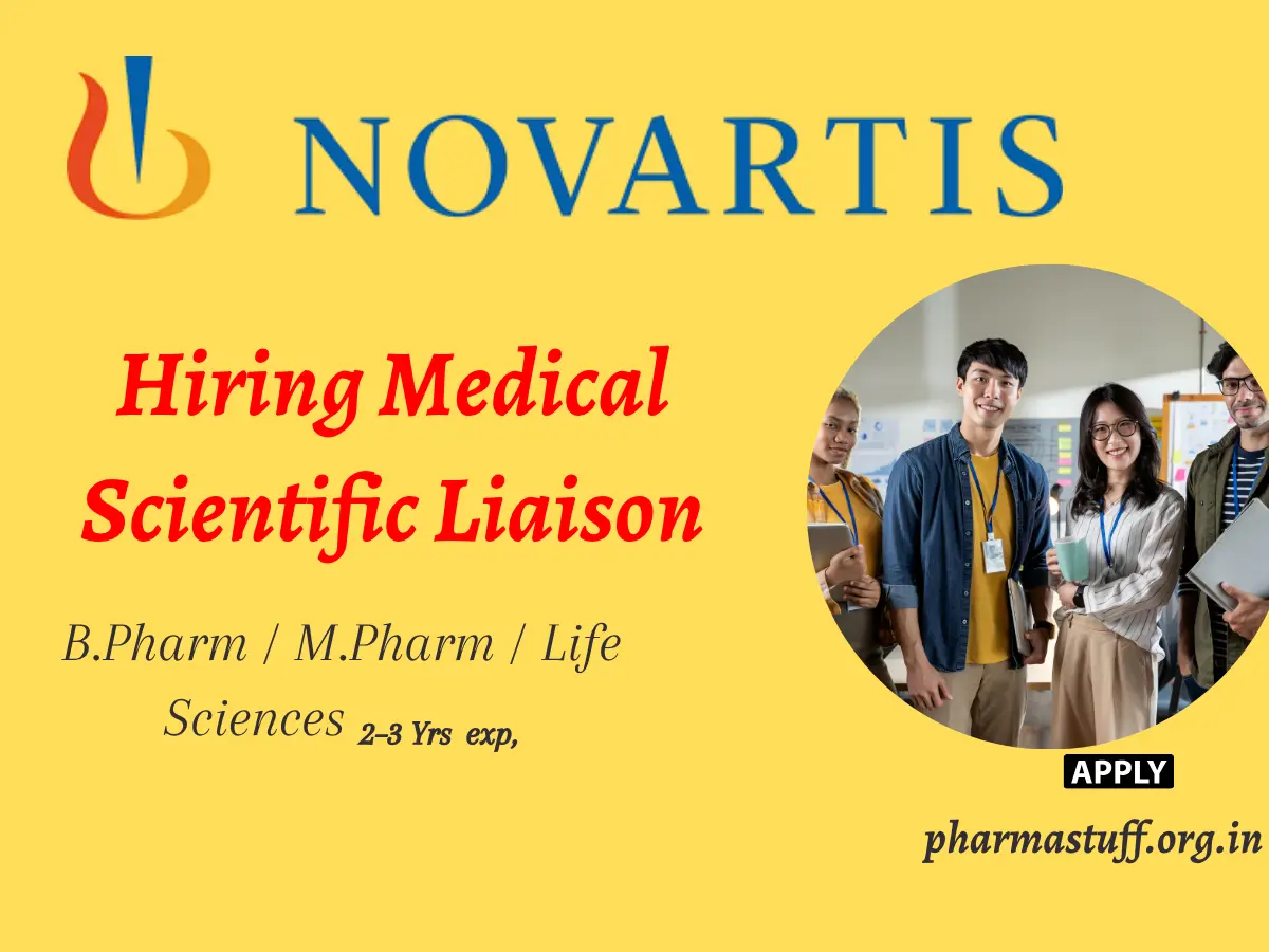 Novartis Hiring Medical Scientific Liaison | PhD/PharmD/Masters in Life Sciences 2 Novartis Hiring Medical Scientific Liaison | PhD/PharmD/Masters in Life Sciences