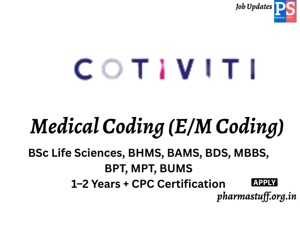 Cotiviti Hiring Medical Coding (E/M Coding)