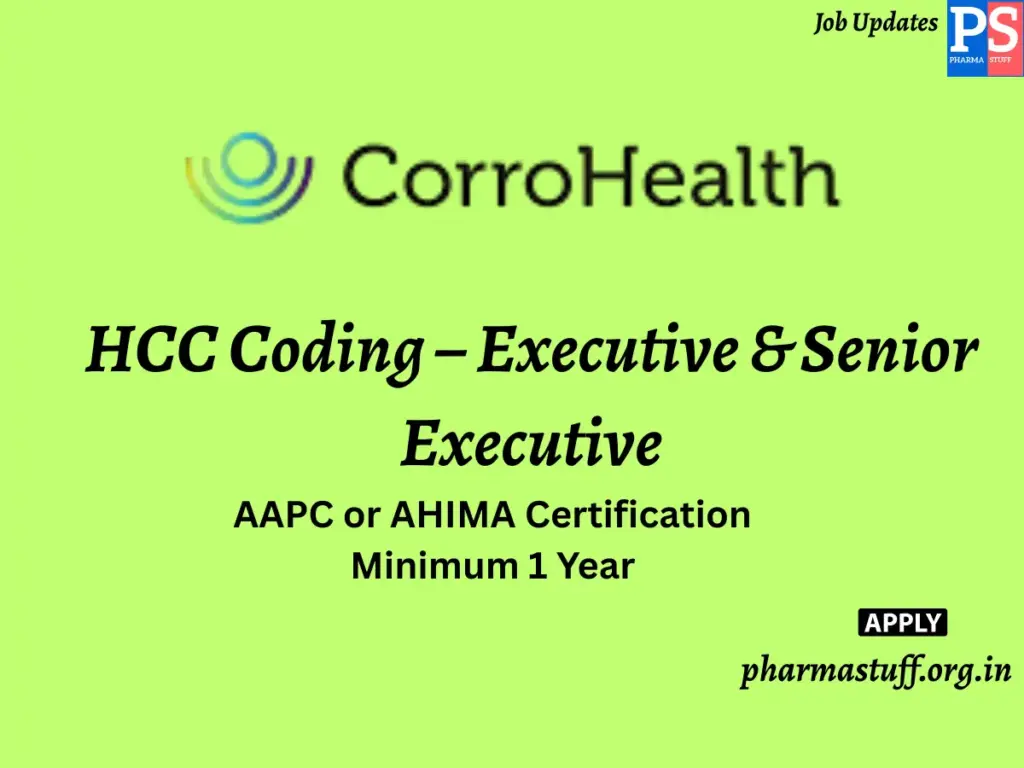 CorroHealth Hiring HCC Coding – Executive & Senior Executive