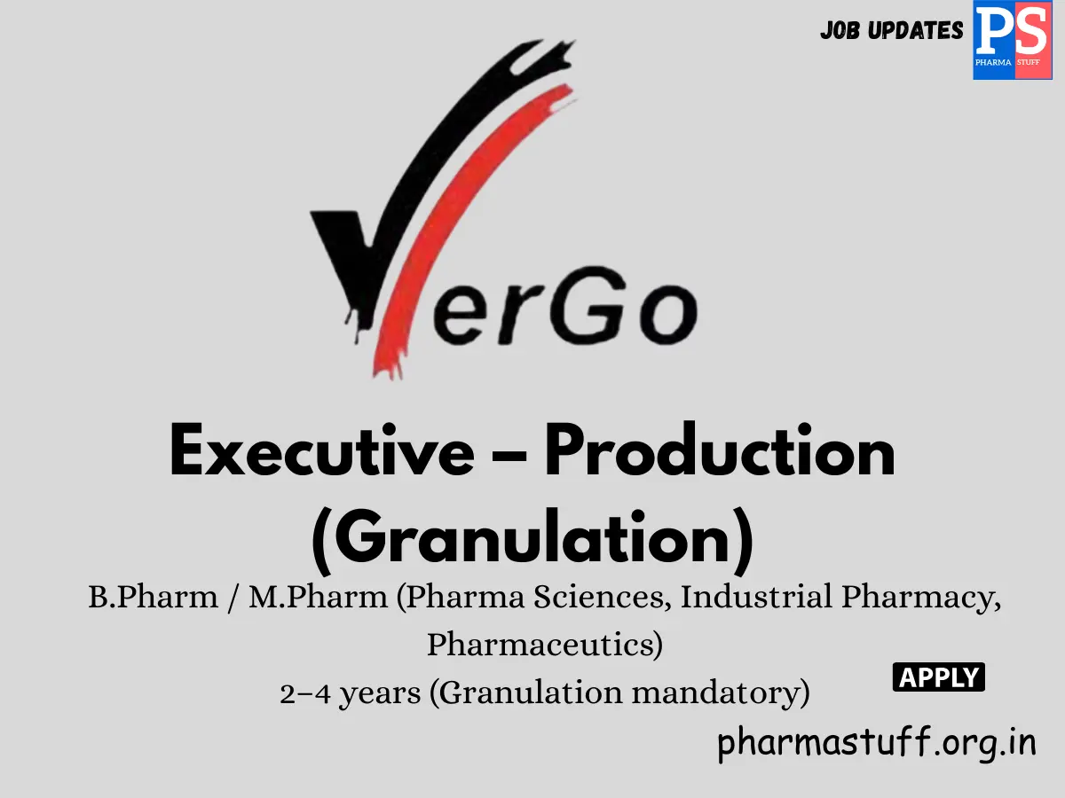 Vergo Pharma Research Labs pvt ltd