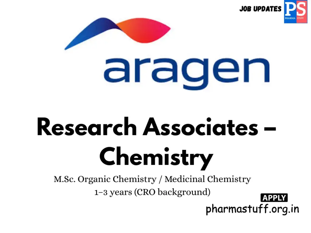 Aragen Lifesciences Walk-in Research Associates