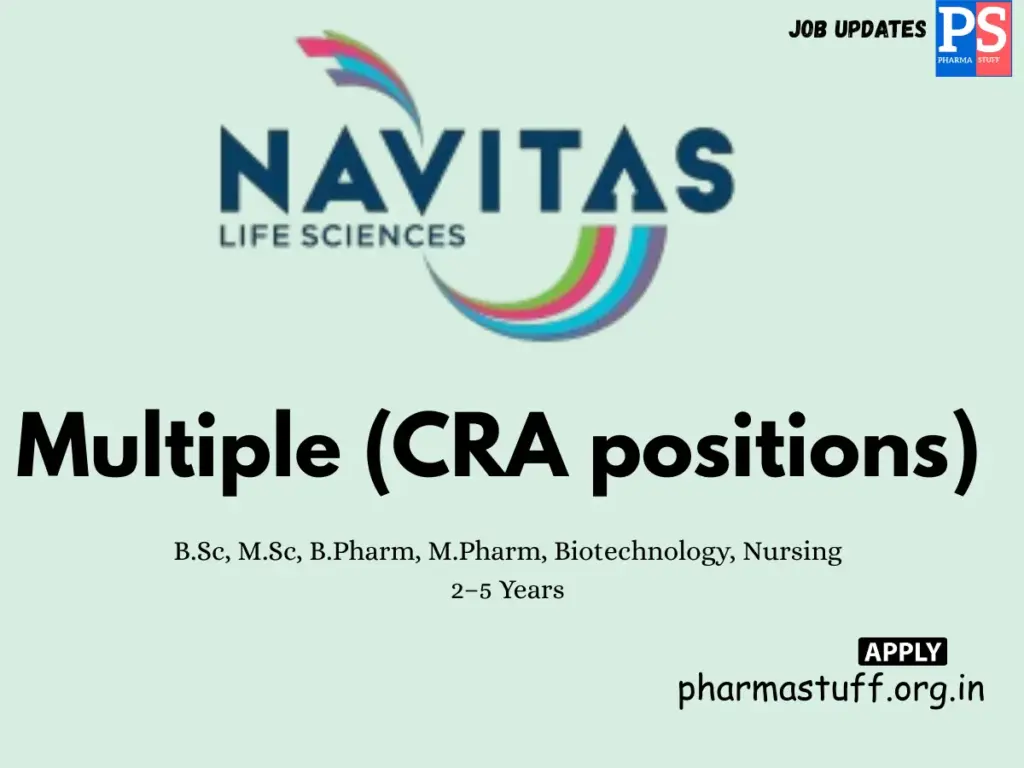 Navitas Life Sciences Hiring Clinical Research Associate