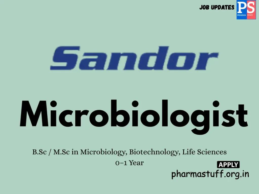 Sandor Hiring Microbiologist