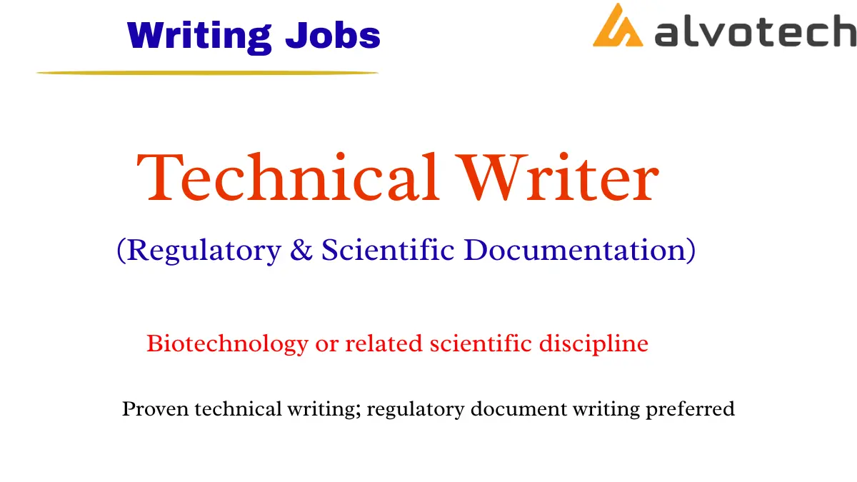 Technical Writer Vacancy | Alvotech | Regulatory & Scientific Documentation