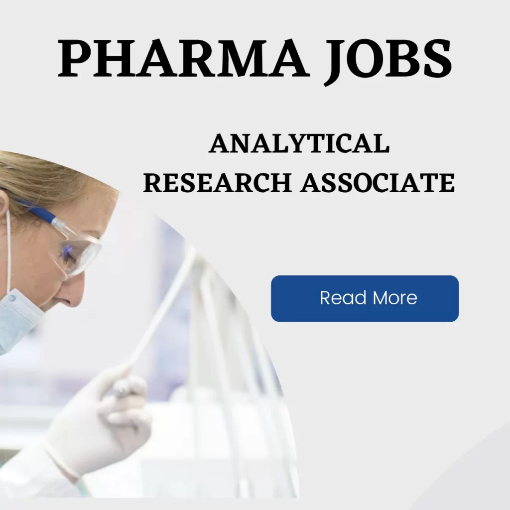 analytical research associate job openings 2022