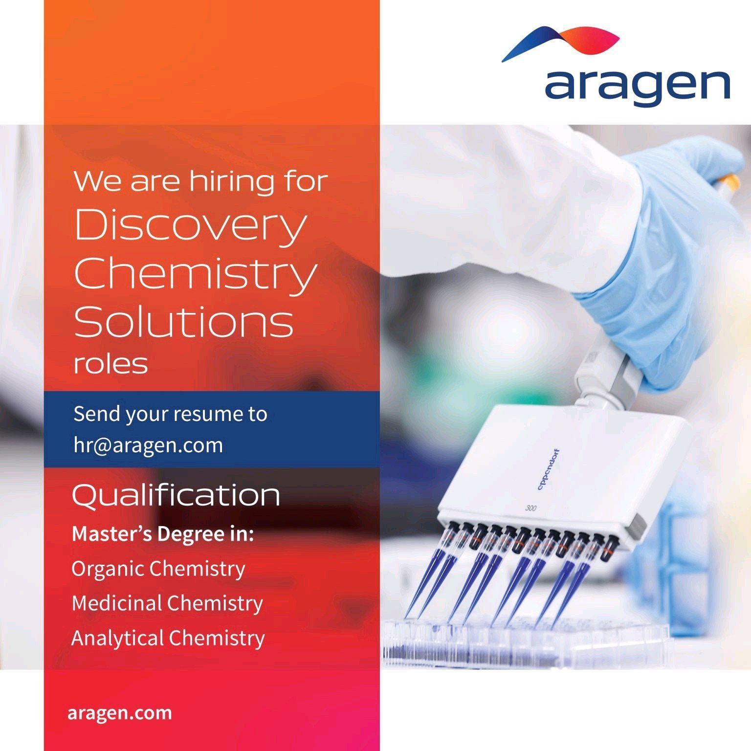 %titl aragen lifesciences looking for discovery chemistry solutions professionals