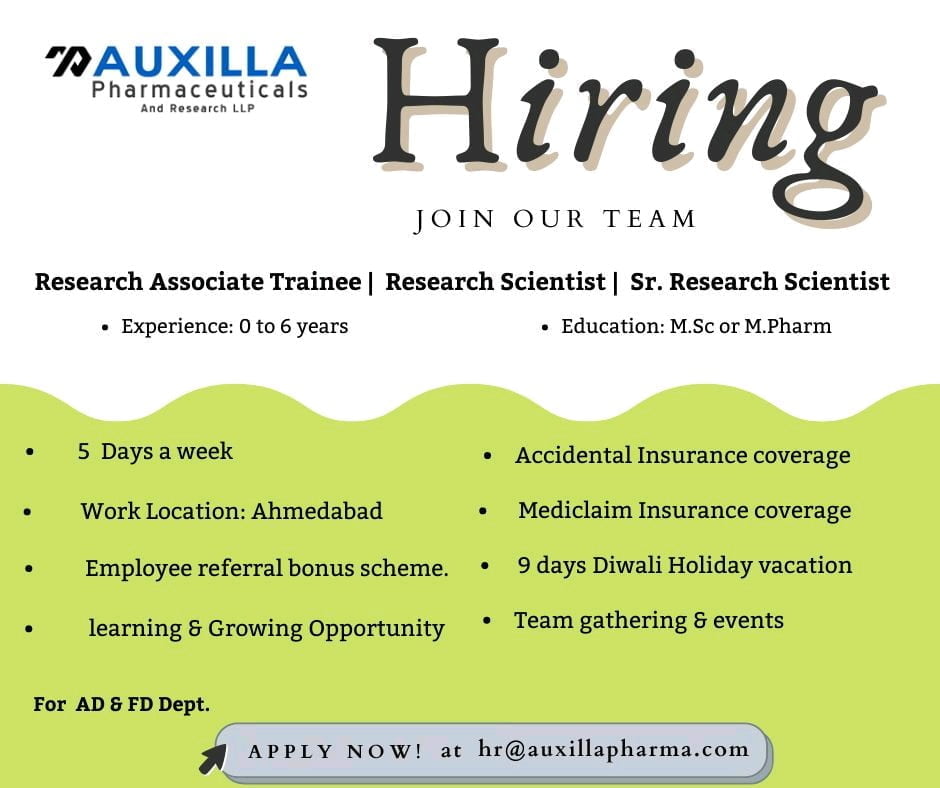fresher experience jobs ad fd research associate trainee scientist