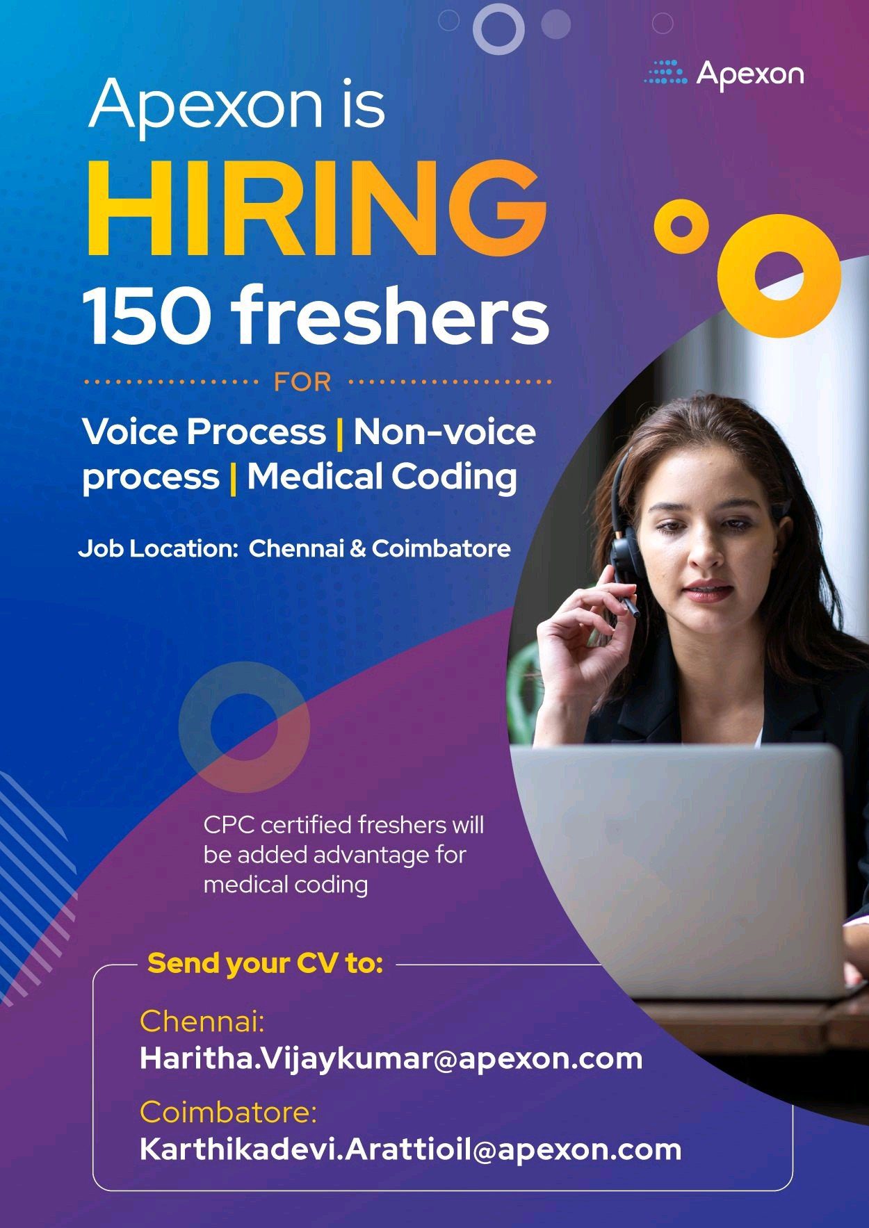 150+ Fresher Medical Coding Jobs for all Lifesciences Candidates 2022